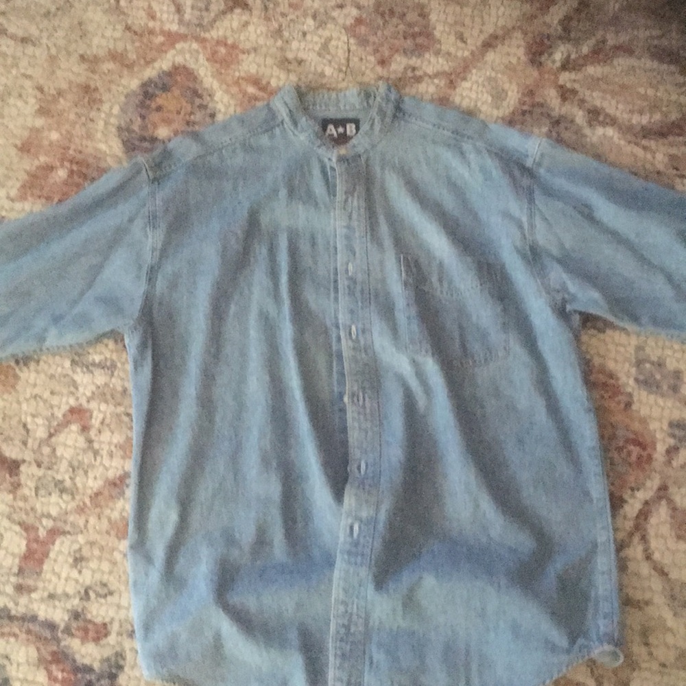 Vintage American Blue Denim Jacket Shirt